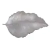 Nuevo producto superventas transfronterizo: Manteles individuales, bases para platos y posavasos de PVC estampados en caliente con forma de hoja, estilo natural, creativos y resistentes al calor