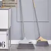 Set de Escoba Engrosada con Escoba de Plástico, Recogedor, Mango de Acero Inoxidable, Escoba para Barrer la Sala de Estar, Escoba y Recogedor para el Hogar Combo