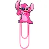 Clips de Papel Coloridos Serie Stitch Temu Diseño de Nicho Lindo Regalo para Agenda Suministros de Oficina Clips de Papel