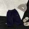 Conjunto de Suéter Grueso para Niños Otoño e Invierno Ropa de Bebé Moda Cuello Solapa Tejido Bebé Cálido Pantalones Versátiles
