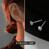 Pendientes de Nuevo Estilo para Mujer, Mini Tachuelas de Circonita Coloridas, Amigables para Orejas Sensibles, Pendientes de Nicho de Lujo Ligero de Alta Gama al por Mayor