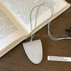 "Colgante Lindo" Ins Piel de Vaca Corazón Bolso Pequeño Colgante de Collar Mini Accesorios Billetera para Monedas Gato