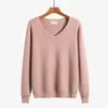 Suéter de Punto Casual de Manga Larga con Cuello en V Holgado Corto Talla Grande para Mujer Nuevo Transfronterizo Otoño/Invierno 2026
