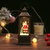 Nova Lâmpada de Vento Luminosa de Injeção de Água de Natal Decoração de Mesa Papai Noel Lâmpada a Óleo Pequena Retrô Presente de Natal