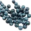 Xizang cuenta redonda azul jade cuenta suelta jade cuarcita 6/8/10mm pulsera collar accesorios de joyería cuentas hechas a mano
