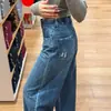 Elegantes jeans de tiro alto microacampanados para mujer, otoño 2026, aptos para petite, pierna recta holgada, pantalones de pierna ancha no pegajosos