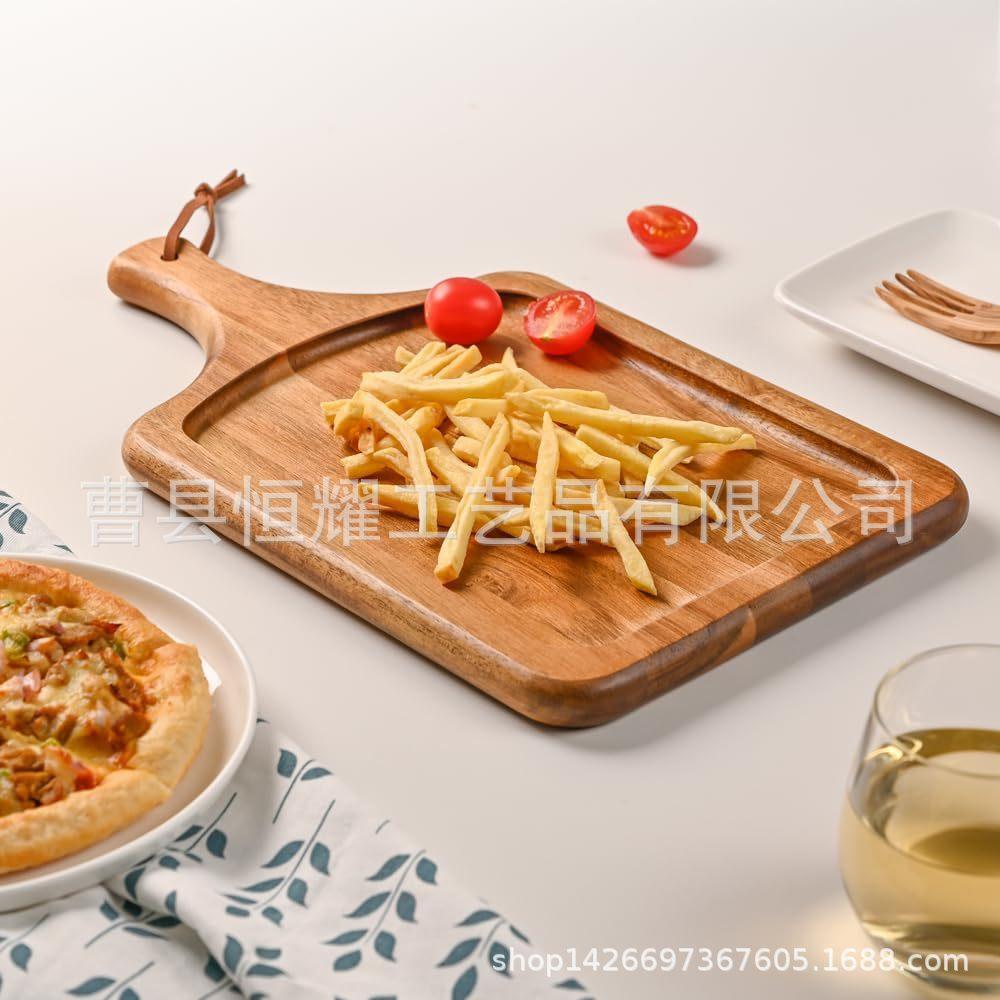实木菜板 家用砧板 相思木熟食奶酪板 便携披萨板 服务板BS