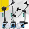 Conjunto de relógio comparador Qifeng cabeça de medição de calibração 0-10mm alta precisão 0,01mm base magnética para relógio comparador display digital relógio comparador
