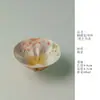 Taza Qiankun Mariposa con Esmalte Naranja Ino Kiyosong, Taza Cónica de Loto de Alto Valor Pintada a Mano, Taza Personal, Taza de Anfitrión