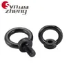 M3M4-M20 Negro Acero Inoxidable 304 Ojal de Elevación Tornillo Ojal de Elevación Tuerca Anillo Negro Galvanizado Perno de Ojal