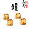 Mingdu Cristal Natural Amarillo Torre Cristal Cubo Accesorios Ascherita Citrino Cristal Arcoíris Cuentas Sueltas Mayoreo