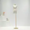 Suporte de Exposição Meio Corpo Feminino para Loja de Roupas Suporte de Exposição de Manequim de Corpo Inteiro Manequim Feminino de Corpo Inteiro com Pernas Divididas Estilo Coreano