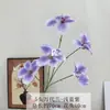 Flores artificiales para bodas: Orquídea Cattleya de 5 flores, decoración floral para salón de banquetes de bodas, flores artificiales para escena de restaurante