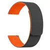 Adequado para Smartwatches Samsung Watch6 Huawei Gt5 Pulseira Magnética de Silicone com Padrão Lichia 20mm22mm