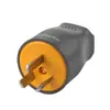 Plugue de alimentação anti-queda de site cobre espesso 10a2500w fiação plana de três pinos plugue de três pinos 10a alta potência