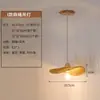 Arte de ratán, estética estilo Song, lámpara de araña redonda para comedor, nuevo estilo chino wabi-sabi, sala de té vintage, casa de huéspedes, lámpara para estudio