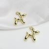 Balão colorido Dog Alloy Oil Drops Cute Childhood Pendant diy Handmade Jóias Brincos Chaveiro Pingente Material