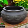 Jardín de Números Maceta Cerámica Retro Sin Esmalte Maceta de Barro Jarra de Barro Cerámica Transpirable Cerámica Gruesa Maceta Maceta Extra Grande Maceta de Recibidor Otra