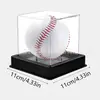 Caja de Almacenamiento de Béisbol Caja de Exhibición de Béisbol Extraíble Caja de Almacenamiento de Béisbol Transparente Acrílica Venta al por Mayor