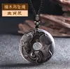 Collar con Colgante de Hebilla de la Paz de Obsidiana Hielo Signo del Zodíaco para Hombre Collar para Mujer Año del Zodíaco Tigre Colgante Patronus