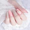 Joyería para Manicura Estilo Japonés Semicírculo Blanco Puro Blanco Roto Perla Perla de Forma Especial Fototerapia Uña diy Perla Pequeña
