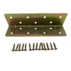 Transfronterizo Temu 160 mm Soporte para Valla de Jardín Código de Esquina Gancho para Cama Placa de Hierro en Ángulo Muebles Fijos Ferretería