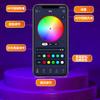 Luz de ambiente de fondo de escritorio de computadora, luz de captación de color mágico RGB, luz de ritmo musical, luz de decoración de habitación de fiesta de juego