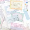 Serie Notas de Vida Crepuscular: Notas Adhesivas Escribibles, Papel Versátil Básico Estilo Ins Cuadriculado y de Lunares para Diario
