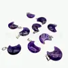 Colgante de Luna de Piedra Natural Chuanghong Accesorios para Pulseras y Collares Artesanía de Piedras Preciosas Pulidas Colgante