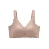 Sem Aro Lateral Peito Pequeno Flexível Sem Aro de Aço Sutiã Feminino Espessura Média Roupa Íntima Não Magnética Sutiã Paramamário Feminino