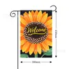 Bandera de Jardín Temática de Verano Transfronteriza Decorativa para Patio Festival Fiesta Escena Decorativa Lino Impresión Doble Cara