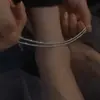 No es necesario elegir tobilleras de acero inoxidable brillantes para el baño de mujeres estrellas marea viento frío nicho de alta gama adornos para pies