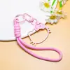 Cordão Hello Kitty Colorido Lindo Criativo Desenho Animado Acessórios Bolsa Contas Perler Mochila Chaveiro Pequeno Pingente Atacado