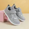 Sapatos Infantis de Bico Largo para Travessia de Fronteira Novos Tênis Esportivos Casuais Meninos Estudantes Cano Baixo Caminhada Sapatos de Meninas Calçados para Exterior Respiráveis