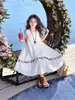 Nuevo Vestido Blanco de Verano sin Mangas para Niñas Estilo Étnico Bordado Vestido de Princesa Moda de Verano para Niñas Tendencia