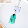 Paquete de Materiales para Colgante de Gatito de la Suerte No Tejido Herramientas para Hacer Colgantes para Bolsos Hechos a Mano DIY Cumpleaños de Mejor Amigo Al Por Mayor