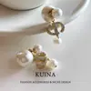 Pendientes de Perla de Lujo Ligero de Alto Nivel, Estilo Nuevo, Femeninos, Versátiles, Modernos y Elegantes, Pendientes con Aguja de Plata de Ley, Pendientes Largos