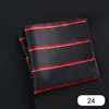 Traje de hombre pañuelo de cuadros pequeños venta al por mayor de fábrica moda poliéster accesorios de moda patrón de bordado vintage pañuelo de bolsillo ropa de hombre