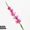 Toque suave flor de gladíolo artificial hidratante toque úmido haste única haste longa flor artificial arranjo de flores de casamento cena de fotografia decoração flor de gladíolo