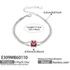 Pulsera de Cadena Doble Capa con Hojas Completamente de Circonita Estilo Europeo y Americano de Lujo Ligero, Acero Inoxidable Chapado en Oro Real de 18K, Joyería Minimalista de Nicho
