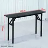 Estante de Almacenamiento de Pared, Mesa Larga Estrecha, Escritorio Pequeño de Oficina, Mesa Plegable Simple para Exteriores, Mesa de Estudio para Estudiantes en Casa, Mesa de Bar