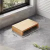 Elevador Tablero Alfombrilla Escalón Reposapiés Tablero de Madera Almohadilla para Pies Base Elevadora Estación de Trabajo Oficina Reposapiés Plataforma Reposapiés