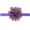 Europeu e americano das crianças flor de lótus faixa de cabelo do bebê headband baby chapelaria elástica menina handmade chiffon cabeça flor acessórios para o cabelo