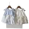 Estilo Coreano Nuevo para Bebé Niña Lindo y Dulce Mono de Princesa Verano Delgado Algodón Fresco Vestido sin Mangas