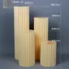 Soporte de exhibición de columna romana, columna plegable para bodas, mesa de postres, columna blanca, suministros de decoración para escenas de cumpleaños de papel