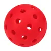 Bola de pickleball TPE40 furos personalizada 74mm para exterior, alta elasticidade e resistência ao desgaste, em estoque para Amazon transfronteiriça