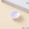 Comida en miniatura y plato de juego tazón plato accesorios imitación porcelana casa de muñecas DIY pegamento crema contenedor de comida y juego plato