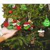 Decoración de madera de Navidad santo talla de madera de Navidad para fiesta navideña Año Nuevo País de las Maravillas Invernal fiesta familiar