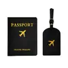 Etiqueta de equipaje transfronteriza porta pasaporte porta pasaporte Juego etiqueta de equipaje porta pasaporte Juego Personalizado