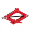 Gato de Tijera Bigred Tipo Tijera 1T-2T con Base, Herramienta de Reparación de Automóviles Accionada Manualmente Montada en Vehículo